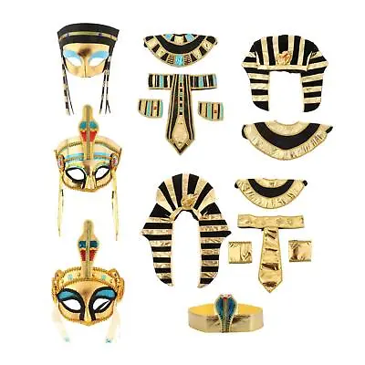 Egyptian Costume  Headdress Carnival Birthday Event Stage Performance  Mask • £5.41