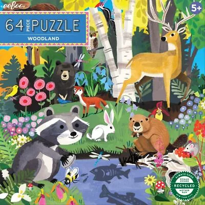 EeBoo - Woodland Puzzle 64pc • $24.99