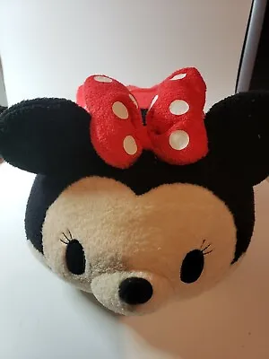Rare Disney Store Plush Collector 13  Minnie Mouse Tsum Tsum Item #04128 • $17