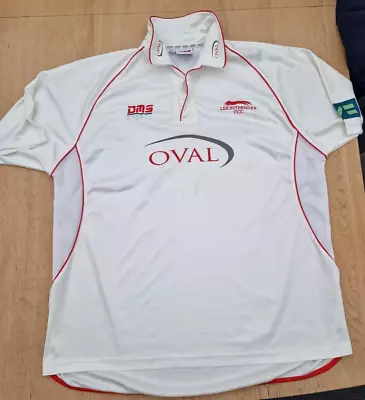 DMS Sports Leicestershire County Cricket Shirt 2XL Oval LVE • £40