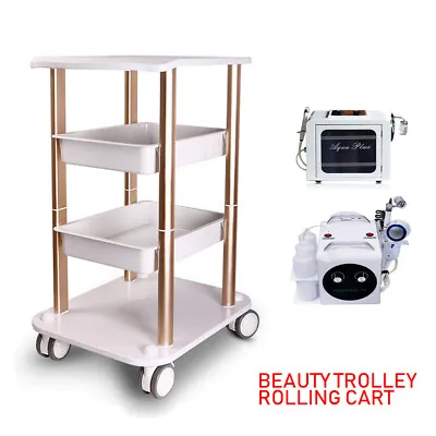 Salon Trolley Stand 4-Wheel Rolling Cart For Cavitation IPL HIFU Beauty Machine • $74.88