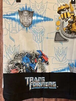 Transformers Revenge Of The Fallen Twin Flat Sheet 2009 Robots • $12