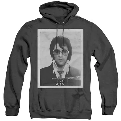 ELVIS PRESLEY FRAMED Licensed Hooded Sweatshirt Heather Hoodie SM-3XL • $47.95