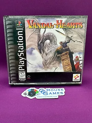 Sony Playstation 1 - Vandal-Hearts Konami Complete W/ Manual Mature *CCGHouse* • $79.99