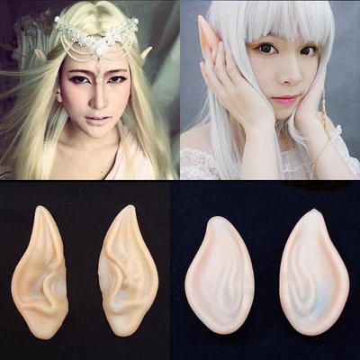 £6.89 • Buy Halloween Carnival  Elf Fairy Ear Tips Hobbit Vulcan Spock Aliens Kid Cosplay