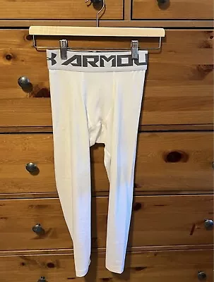 Men’s Under Amour Leggings Small White • $16