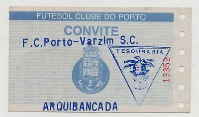 F.c. Porto - Varzim S.c. Soccer Football Ticket Convite • $10