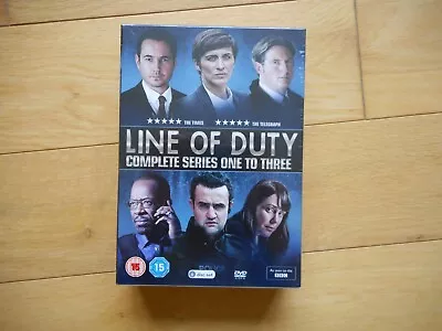 NEW Sealed BBC DVD Line Of Duty Complete Series 1 - 3 Box Set FREE UK POST • £10