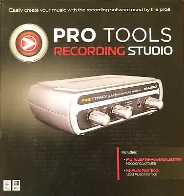 Recording Studio Pro Tools USB Audio Interface Guitar Music M-Audio Recorder • $45