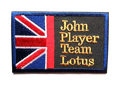John Player Team Lotus Motorsport Rally Racing Car Embroidered Patch Uk Seller  • £3.35