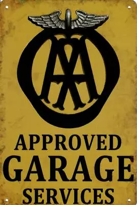 £6.98 • Buy Retro Metal Sign, Garage, Man Cave, She Shed, Bar  30cm X 20cm AA Garage Service