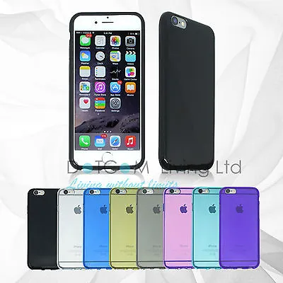 TPU Soft Silicone Clear Colours Gel Back Case Cover Apple IPhone 4/5/6/6s/6Plus • £2.95