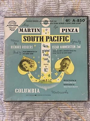 South Pacific– 45 Rpm 4 Disc Boxed Set– Ezio Pinza– Mary Martin – Columbia A-850 • $12.99