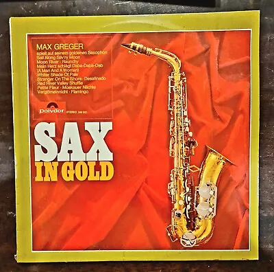 Max Greger & His Orchestra  Sax In Gold  1973 Vinyl LP  • $12.99