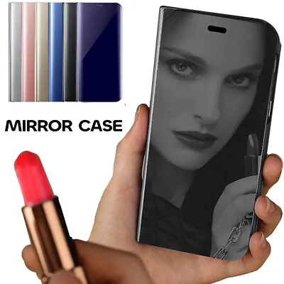 For Samsung S24 Ultra Case Galaxy S23 Plus S22 S21 S20 Mirror Flip Cover • $10.99