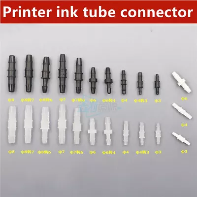 20PCs Ink Tube Connector Printer Solvent Adapter Fittings Hose For Roland Mimaki • $33.24