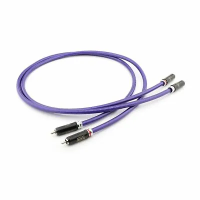 Pair VAN DEN HUL MC SILVER IT 65G RCA Plug DIY Interconnect Audio Cable Custom R • $96.98
