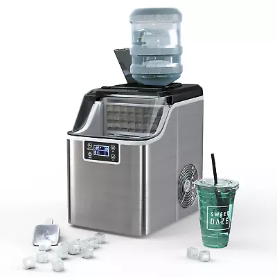 Portable Ice Maker 40Lbs/24H Countertop Self-Cleaning W/Basket And Ice Scoop • $189.99