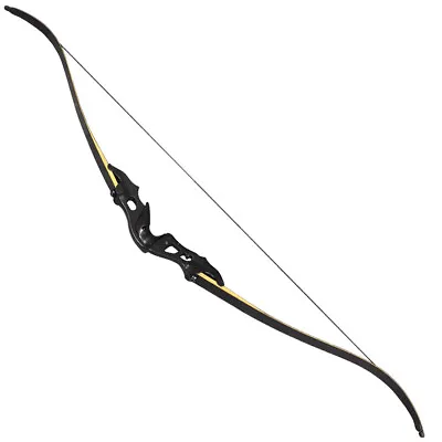 58  Archery Recurve Bow 20-55lbs Takedown Aluminum Riser RH Hunting Shooting • $81.77