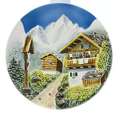 Vintage Western Germany Wall Plate Hanging Home Decor Hand Painted Numbered • $25