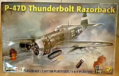 1/48 P-47D Thunderbolt  Razorback   Revell 85-5261 New Sealed Box   Free SH • $29.25