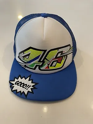 Valentino Rossi Cap VR46 Motogp Yamaha Motorcycle Racing Kids Baseball Hat • $22