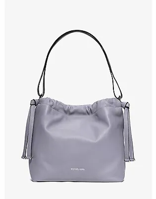MICHAEL KORS Angelina Convertible Large Leather Shoulder Bag Color- Lilac $368 • £163.11