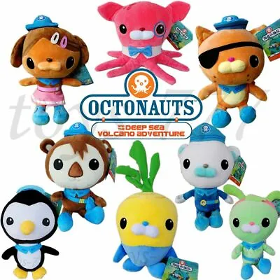 Octonauts Barnacles Dashi Kwazii Peso Tweak Shellington Inkling Tunip Plush Toys • £6.18