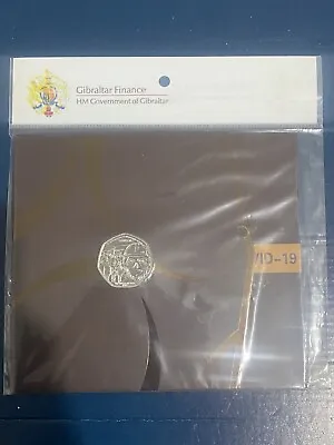 Gibraltar 2020 Covid 50p We Unite As One 50p Coin  • £55