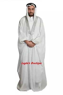 Amazing Best Quality Men's Islamic Arabian Cloak Bisht Thobe Eid • $59.99