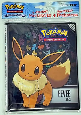 $39.95 • Buy Ultra Pro Pokemon 4 Pocket Binder Eevee #133