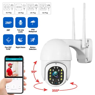 Yoosee Wifi Security Camera Outdoor PTZ IP Night Vision Cam Home Surveillance • $45.99