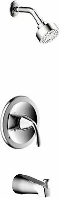 Briggs Shower Head Kit With Lever And Faucet In Chrome Finish Wall BT 230 SKIT • £42.46