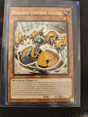 Meklord Emperor Granel - Rare 1st Edition VASM-EN050 - NM - YuGiOh • $0.99