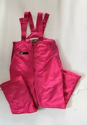 Vintage Snowy Mountain Once Piece Snow Suit Ski Outfit PINK!!  GIRLS 14 • $69.99