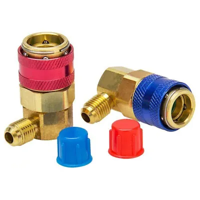 R134A Quick Connector Adapter Coupler Auto A/C Manifold Gauge Low/High AC HVAC • $7.99