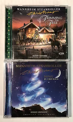 Mannheim Steamroller Christmas 2 CD LOT- Trimming The Tree & SONG By Chip Davis • $9.25