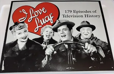 I LOVE LUCY METAL SIGN:  1999-179 Episodes Of Television History • $13.99