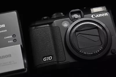 Canon PowerShot G10 14.7MP Compact Digital Camera Black 【ALMOST MINT】#1865 • $228