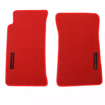 Fits 90-97 Mazda Miata MX-5 Red Floor Mat Car Carpet Liner Front 2PCS Set • $52.99