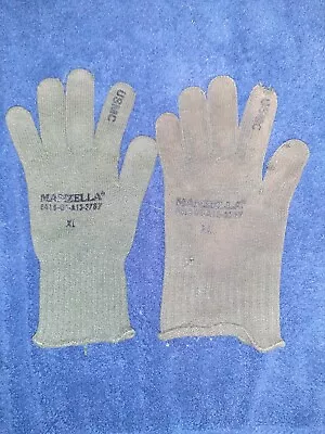 Manzella USMC Wool Glove Liner OD Green Torn (XL Left Handed) • $1.74