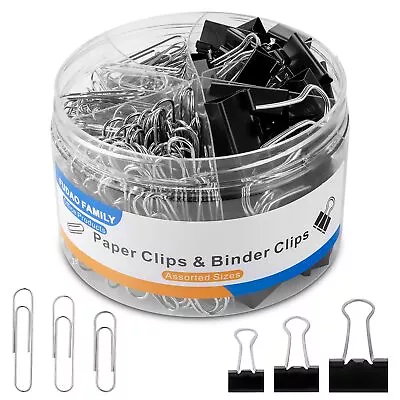 Paper Clips Binder Clips340 PCS Paper Clips Assorted SizesBinder Clips Asso... • $10.95