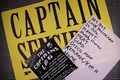 Captain Sensible Damned Set List + Poster + Flyer Original Edinburgh 1997 • £75