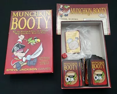 Munchkin Booty (Card Game 2010) Steve Jackson Party Humor Pirates COMPLETE • $14.99