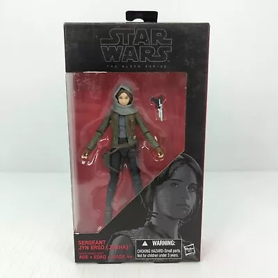 Hasbro Star Wars Black Series Sergeant Jyn Erso (Jedha) 6 Inch Action Toy #22 • $20