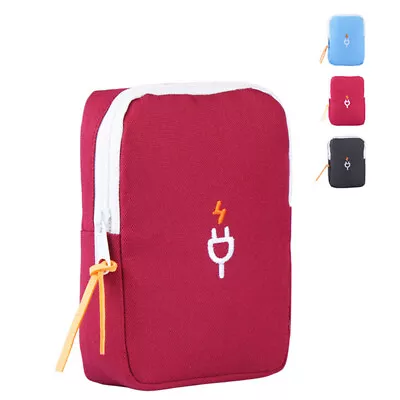 Travel Gadget Organizer Bag Portable Digital Cable Bag Electronics Accessor-wq • £5.08