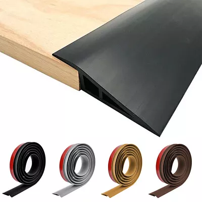 PVC Laminate Carpet Floor Edging Door Bar Floor Edge Trim Floor Transition Strip • £11.88