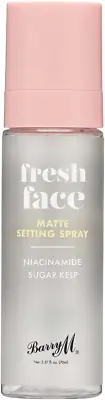 Barry M Fresh Face Matte Finish Setting Spray Long-lasting Formulated With And • £8.79