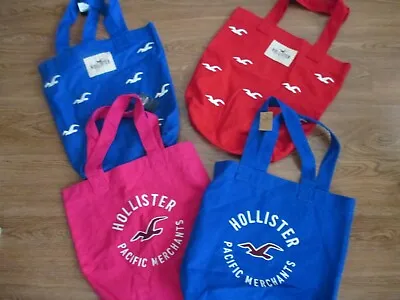 NWT HOLLISTER Beach Book Overnight Tote Bag Purse Workout Satchel • £22.79