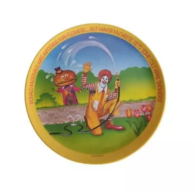 Vintage 1977 Ronald McDonald's Collector Plate Spring Mayor McCheese  • $16.98
